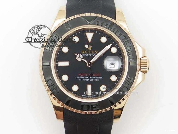 Noob Extra Edition (Free Black Strap) Yacht-Master Rubber 904L On Strap 116695SATS 40 Best 1:1 Case 1231